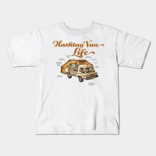 Hashtag Van Life Kids T-Shirt